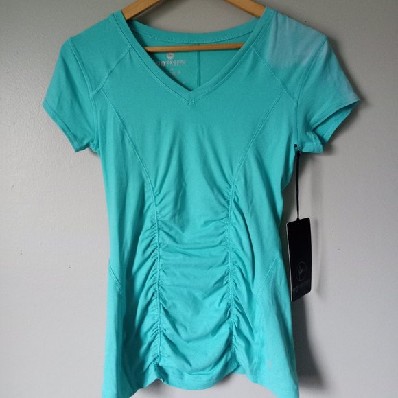 90 Degree Sky Blue Workout Shirt - Picture 1 of 7